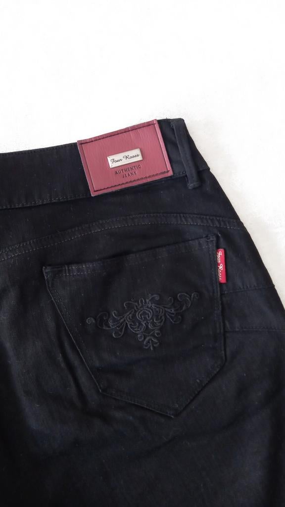 Nieuwe jeans zwart, dames maat 33 Four Roses, Ophalen of Verzenden, Nieuw, Zwart