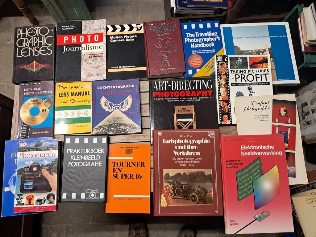 Lot van boeken rond fotografie, Antiek en Kunst, Kunst | Schilderijen | Modern, Ophalen of Verzenden