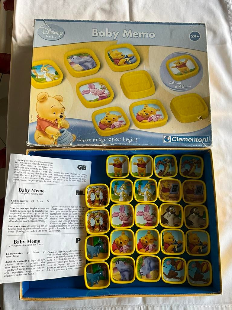 Baby memo winnie the pooh, Ophalen, Gebruikt