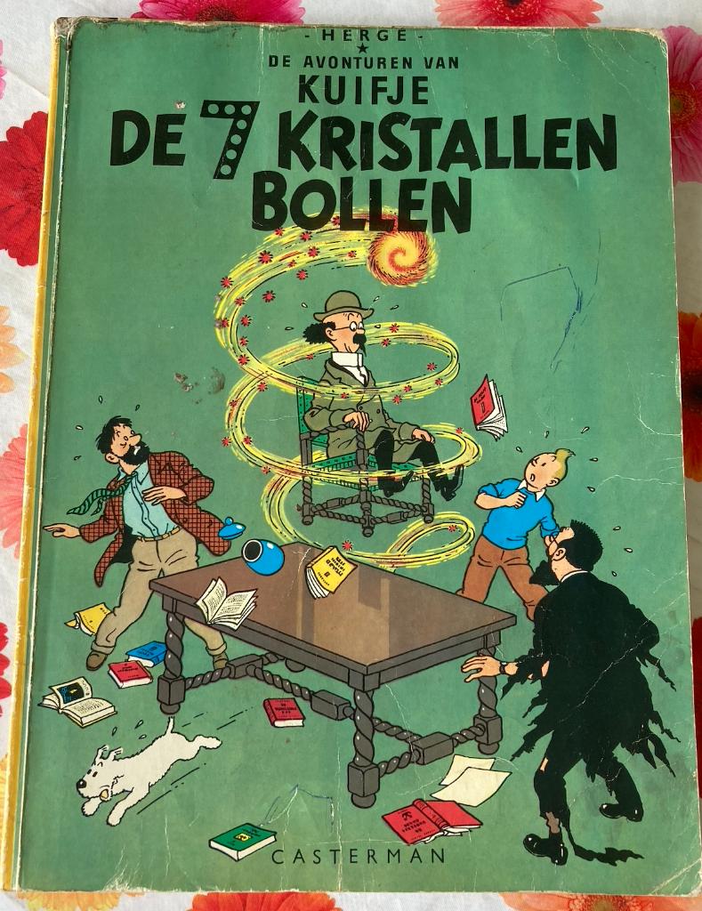 KUIFJE: De 7 kristallen bollen, Une BD, Enlèvement, Utilisé, Herge