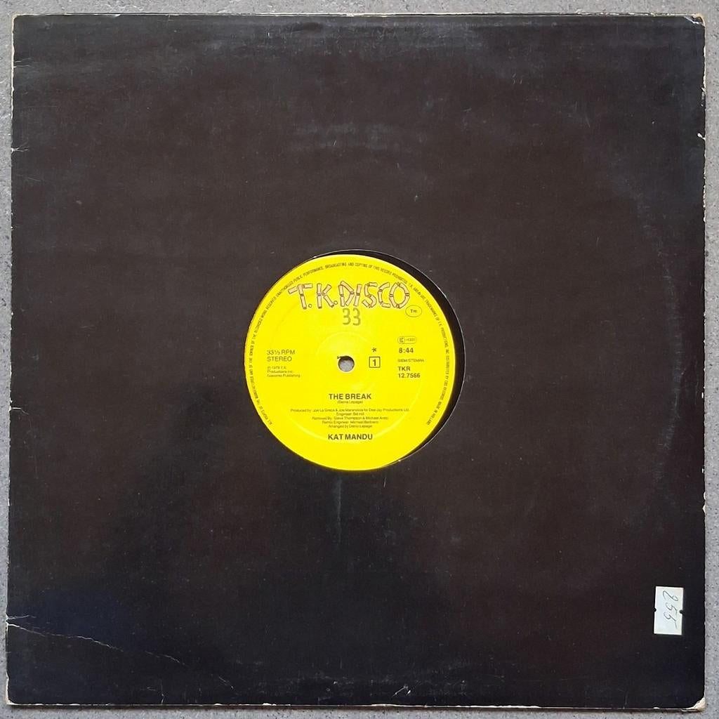 Kat Mandu: The Break / There's Only Been A Few (12"), Enlèvement ou Envoi