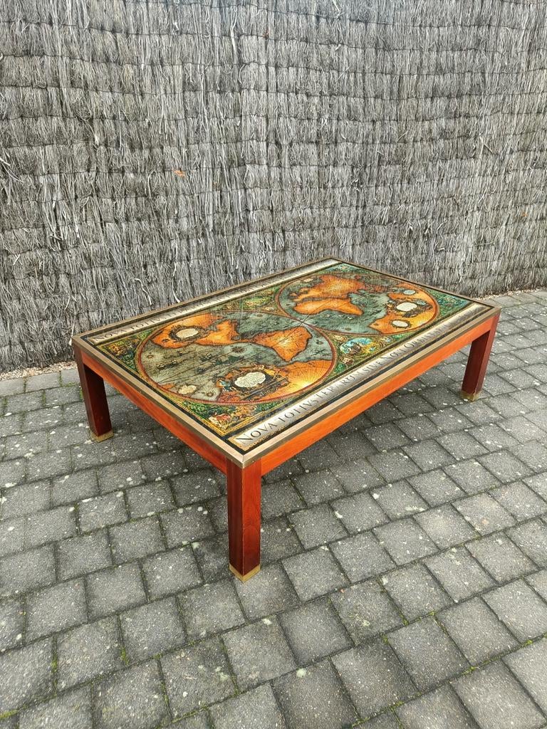 Vintage salontafel Maison Jansen jaren 70, Antiquités & Art, Antiquités | Meubles | Tables, Enlèvement