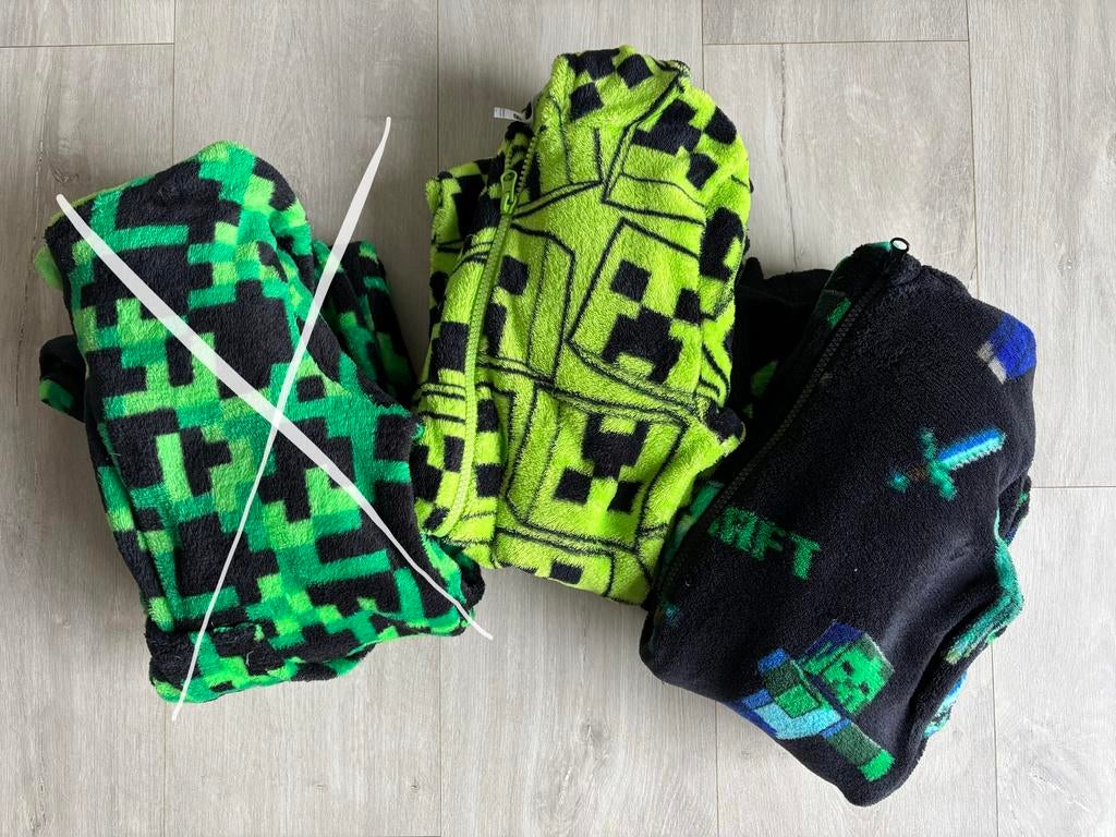 Onesies Minecraft 134-140, Ophalen, Gebruikt, Jongen, Nacht- of Onderkleding