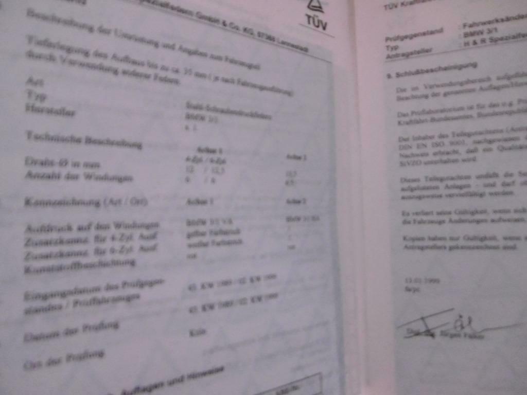 Verlagingsveren  BMW E 30  3/1, Ophalen of Verzenden, Nieuw, BMW