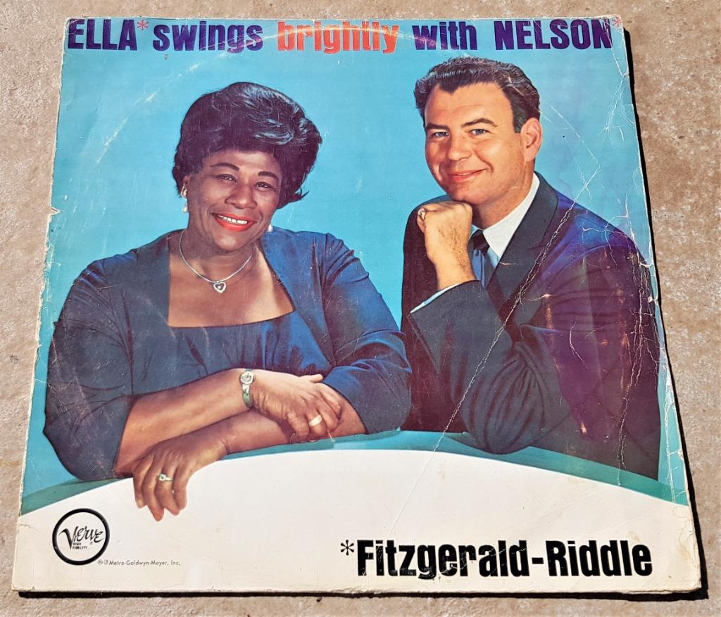 33T vinyl - Ella swingt vrolijk met Nelson - 1962, Cd's en Dvd's, Ophalen of Verzenden, 1960 tot 1980, Gebruikt, Jazz