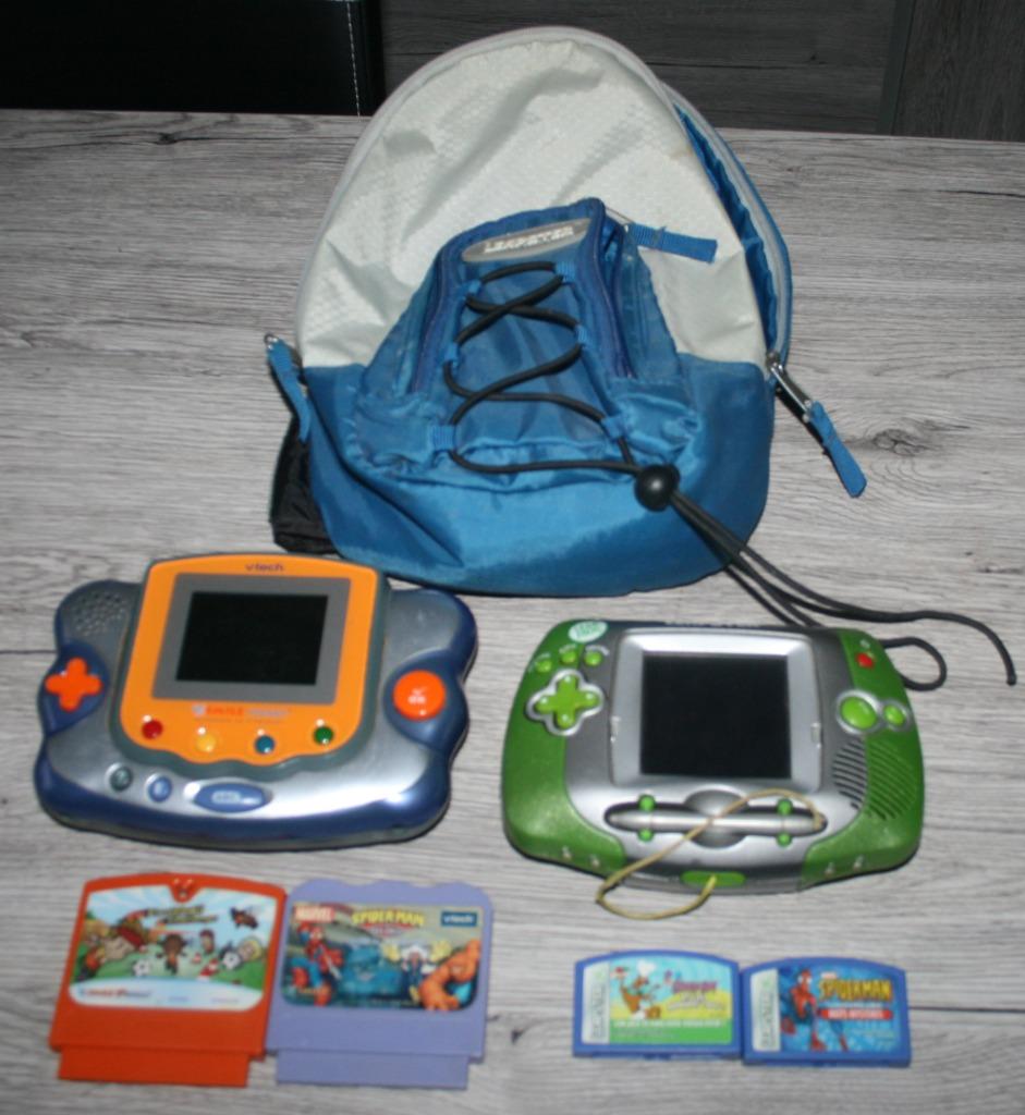 Vtech pocket+leapster+sacoche+4 jeux, Ophalen, Gebruikt
