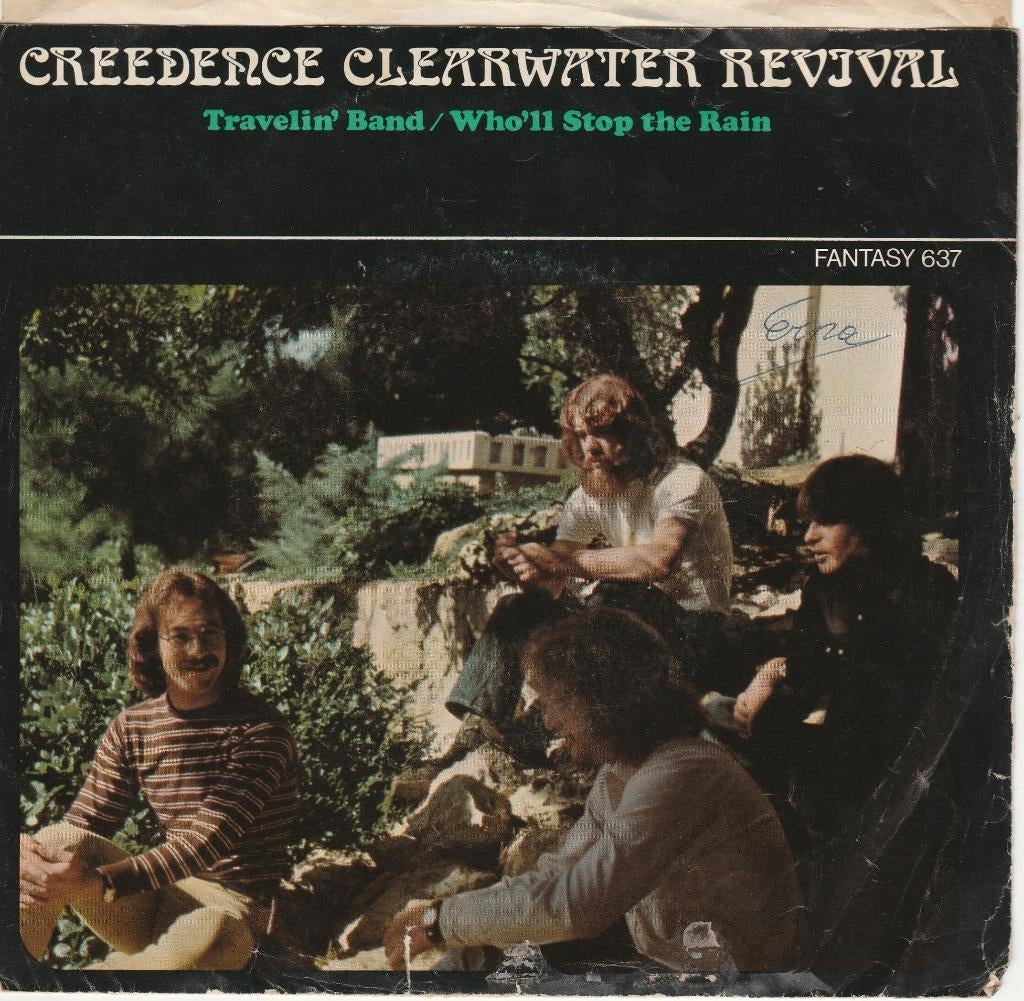45T (7") vinyl single van Creedence Clearwater Revival, Cd's en Dvd's, Vinyl | Rock, Ophalen of Verzenden, Gebruikt, Overige formaten