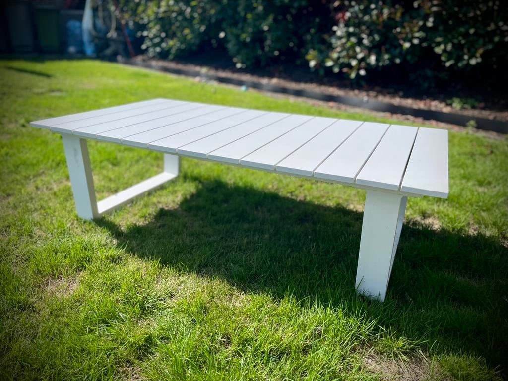 Sensa loungetafel (129 x 70), Ophalen, Aluminium