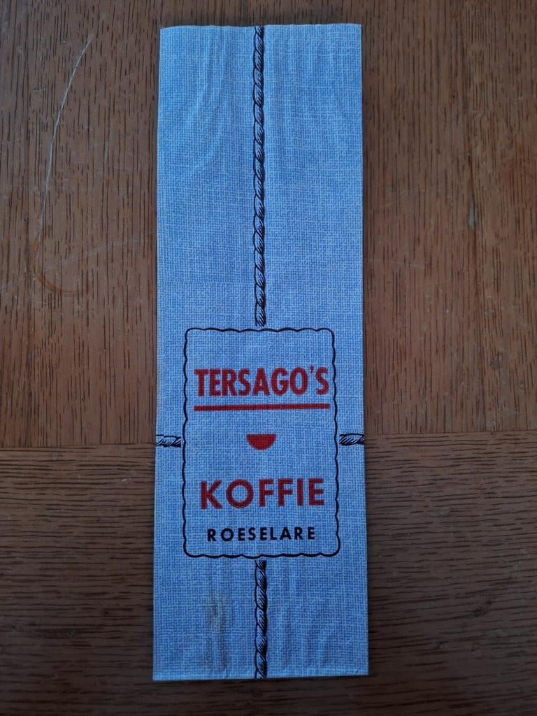 Koffie Tersago Roeselare verpakking, Ophalen of Verzenden, Zo goed als nieuw, Verpakking
