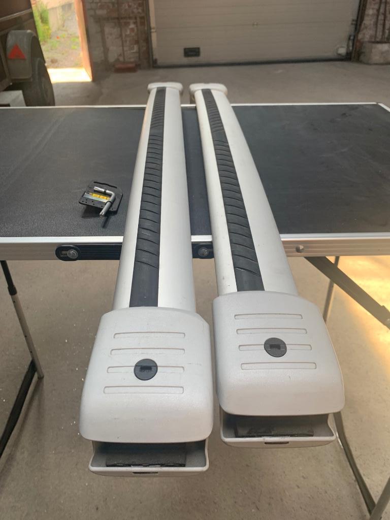 Barres de toit Wingbar pour barres longitudinales, Enlèvement, Utilisé