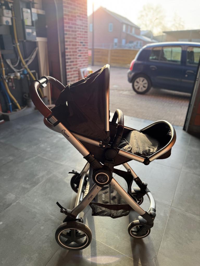 Complete kinderwagen set + Lascal BuggyBoard, Kinderen en Baby's, Gebruikt, Verstelbare duwstang, Ophalen, Kinderwagen
