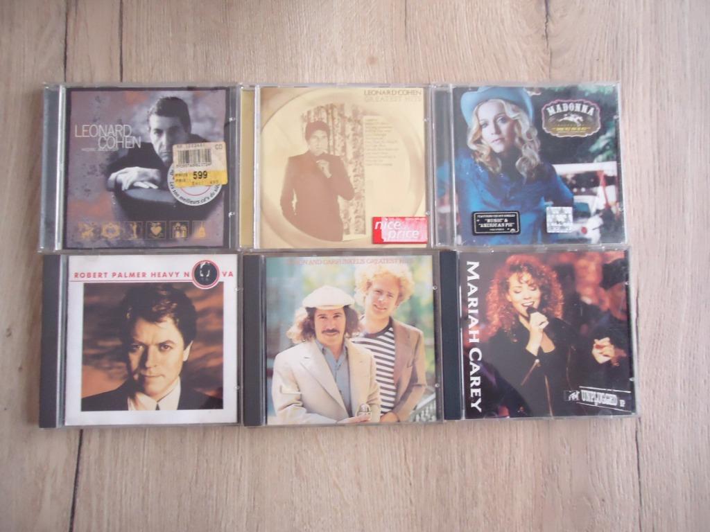 Lot 199 6 CD's van "Leonard Cohen, Madonna, Robert Palmer,, Ophalen of Verzenden, Gebruikt