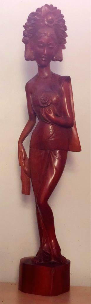 Balinese sculptuur, houtsnijwerk, Antiek en Kunst, Ophalen