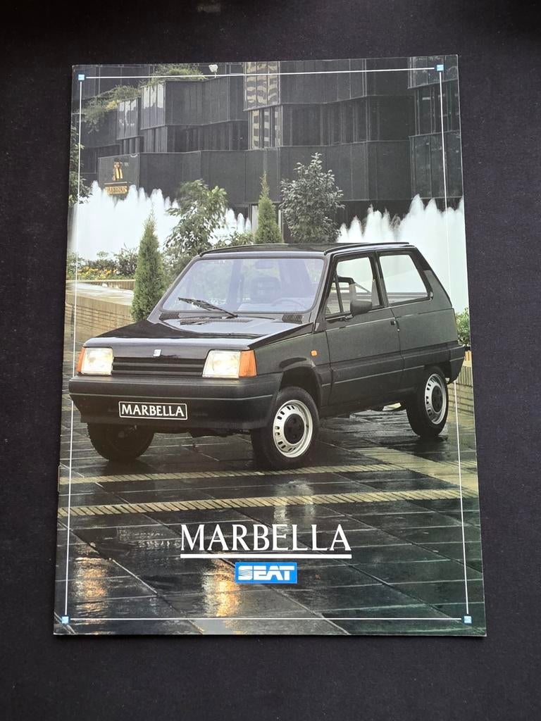 Brochure Seat Marbella, Livres, Autos | Brochures & Magazines, Enlèvement ou Envoi