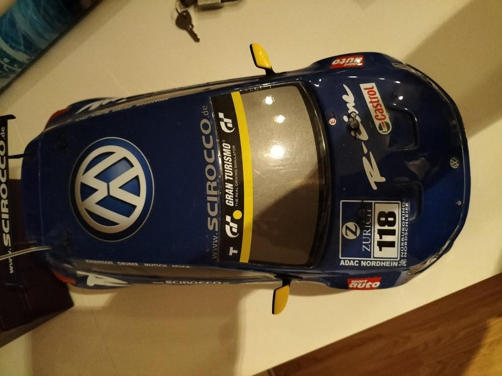 Volkswagen Scirocco, afstandsbediening, Hobby & Loisirs créatifs, Enlèvement ou Envoi, Autres types, Autres échelles, Comme neuf