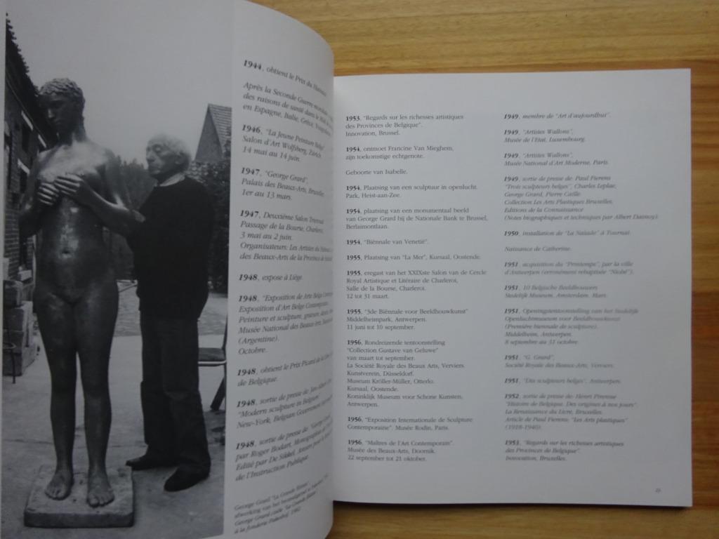 George Grard, 1991 PMCP Jabbeke, Beelden, Boeken, Willy Van den Bussche, Beeldhouwkunst, Ophalen of Verzenden, Zo goed als nieuw