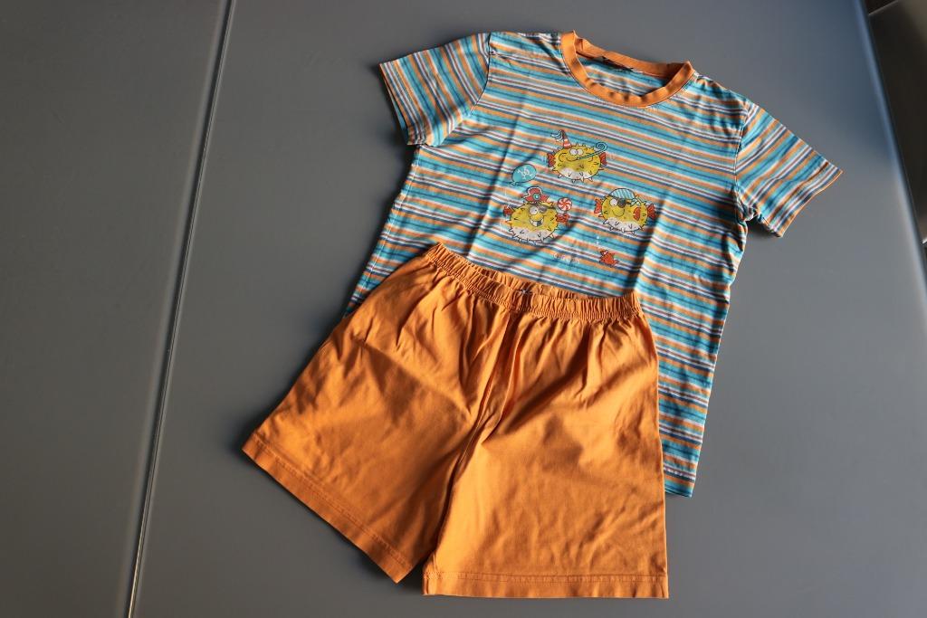 zomerpyjama Woody maat 10 jaar of 140, Garçon, Enlèvement ou Envoi, Vêtements de nuit ou Sous-vêtements, Utilisé