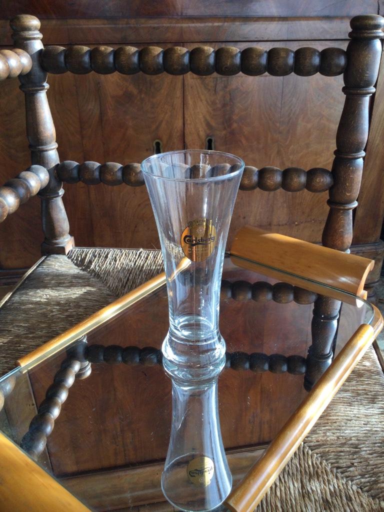 Verres à Carlsberg, Ophalen of Verzenden, Gebruikt, Glas, Glas of Glazen