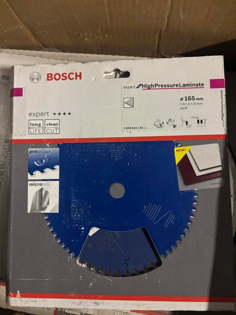 Bosch Expert for HPL zaagblad 165/20 – 48T, Ophalen of Verzenden, Nieuw