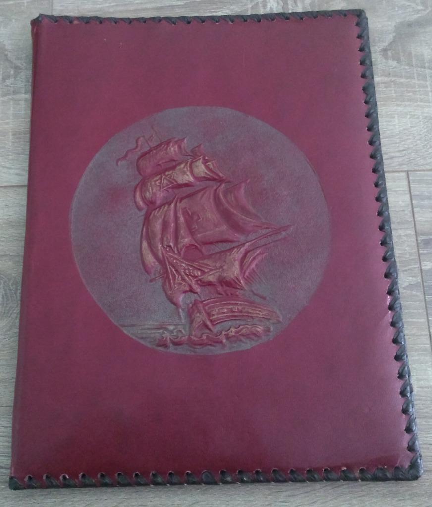 Couverture en cuir Vintage, Enlèvement ou Envoi