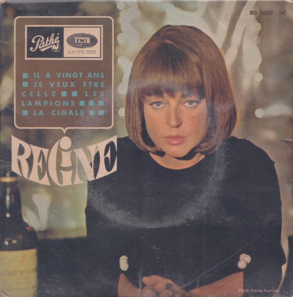 Regine – Il a vingt ans / La cigale + 2 – Single - EP, Gebruikt, 7 inch, Ophalen of Verzenden, Pop