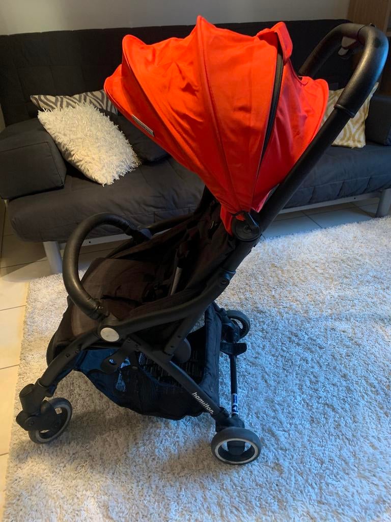 Plooibuggy Hamilton rood, Kinderen en Baby's, Ophalen, Zo goed als nieuw