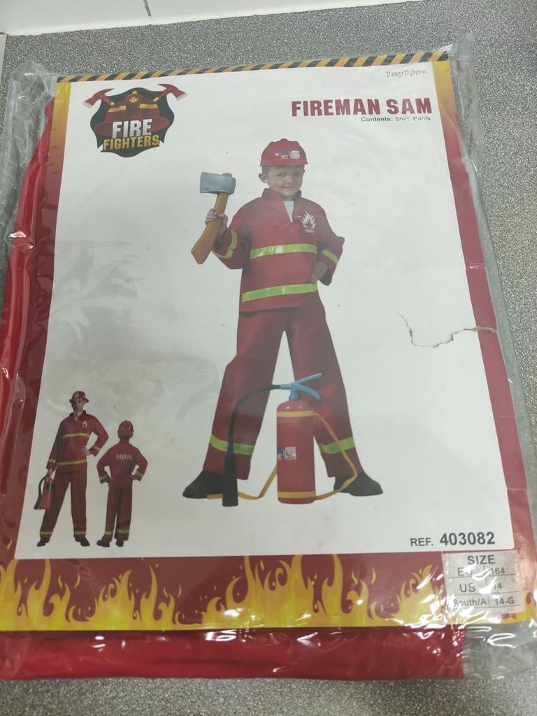 Costume de pompier Sam flambant neuf/carnaval, Enlèvement ou Envoi
