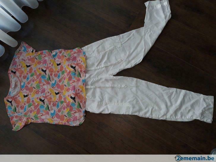 Ensemble Zara 11/12 ans, Kinderen en Baby's, Kinderkleding | Maat 152, Gebruikt, Meisje, Broek