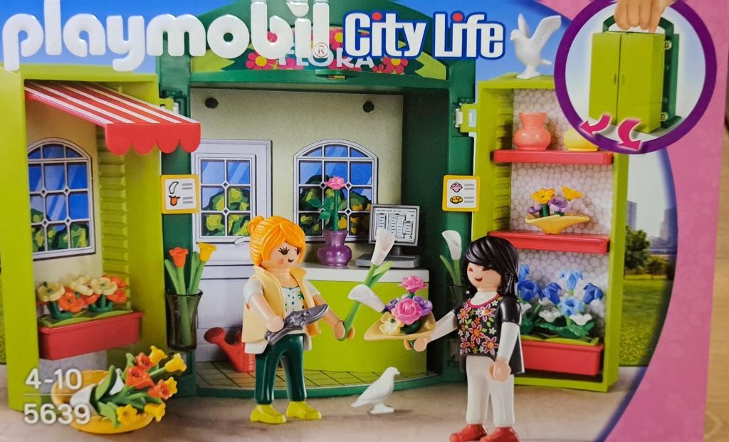 Playmobil city life bloemenwinkel (met doos), Kinderen en Baby's, Speelgoed | Playmobil, Ophalen, Gebruikt, Complete set