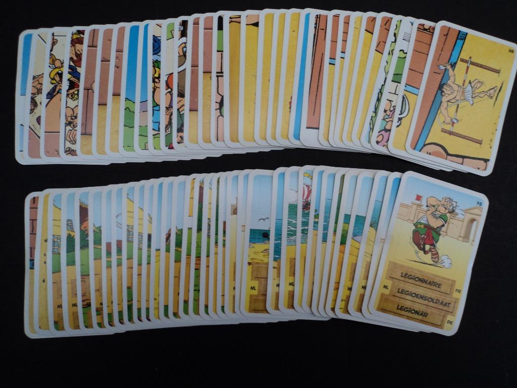 64 cartes Astérix Cora/ Match/ Delhaize, Enlèvement ou Envoi, Astérix et Obélix, Comme neuf, Image, Affiche ou Autocollant