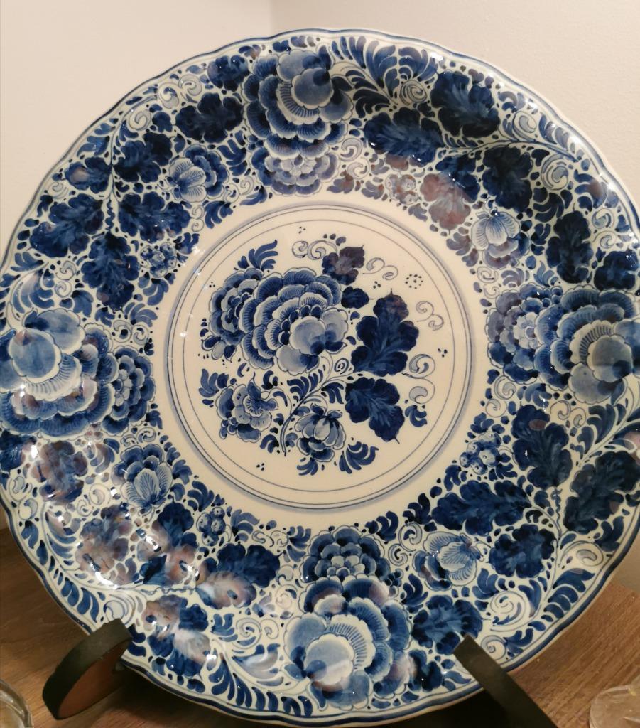Delfts Blauwe  wandbord. Ram., Enlèvement ou Envoi
