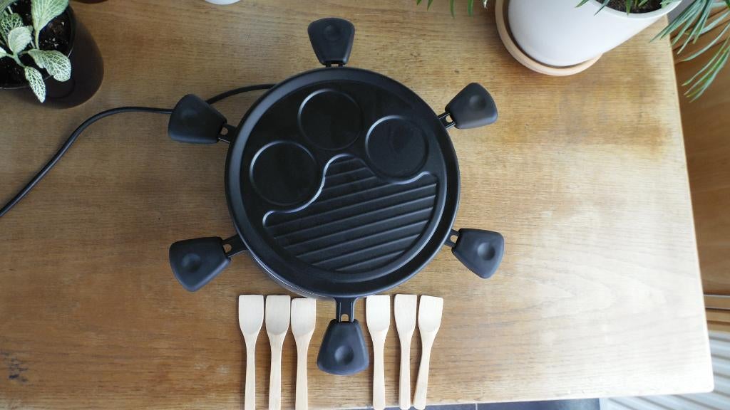 Raclette oventje met grill, Ophalen of Verzenden, Nieuw