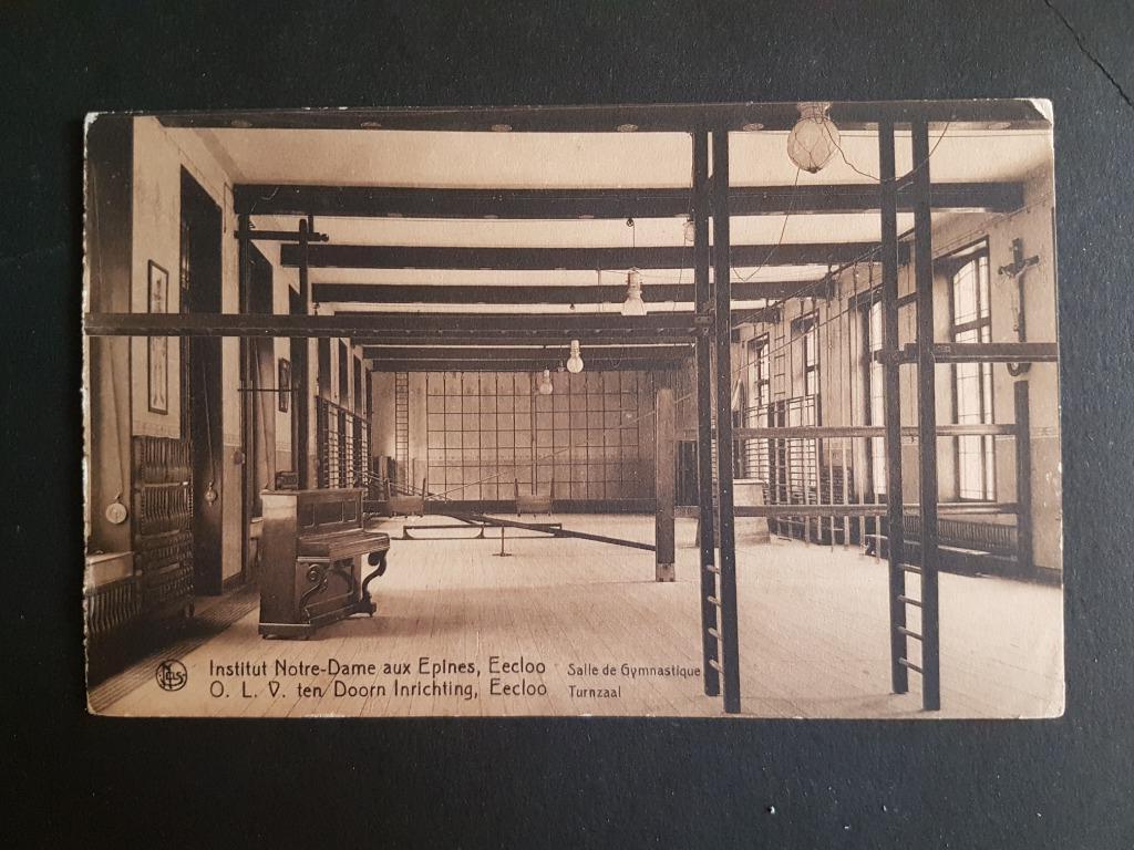 Eeklo Eecloo Institut Notre-Dame aux Epines Turnzaal, Ophalen of Verzenden, 1920 tot 1940, Ongelopen, Oost-Vlaanderen