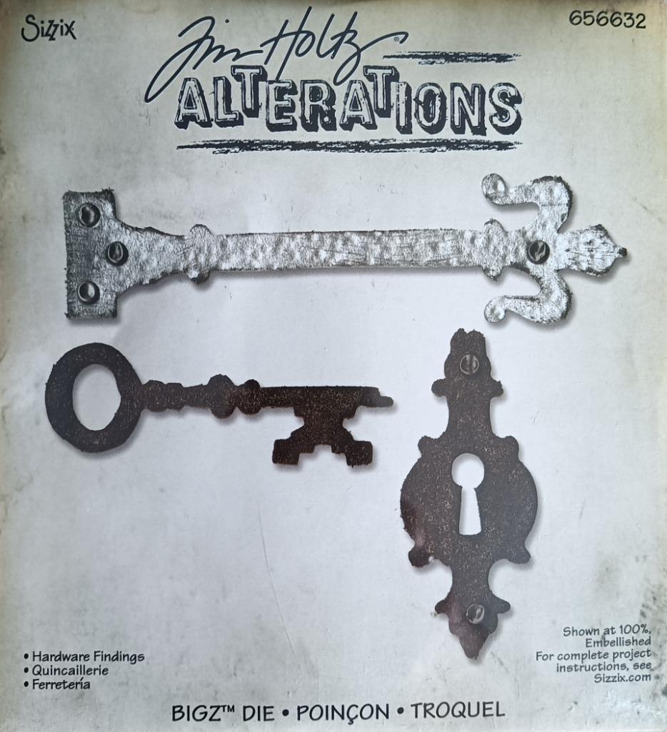 snijmal - die cut - Tim Holtz - Sizzix - 'hardware findings', Hobby en Vrije tijd, Ophalen of Verzenden, Zo goed als nieuw, Frame of Mal