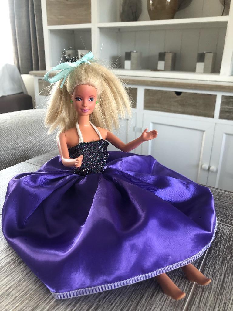 Barbie | Longue robe de soirée bleue argentée, Enlèvement ou Envoi, Comme neuf, Barbie