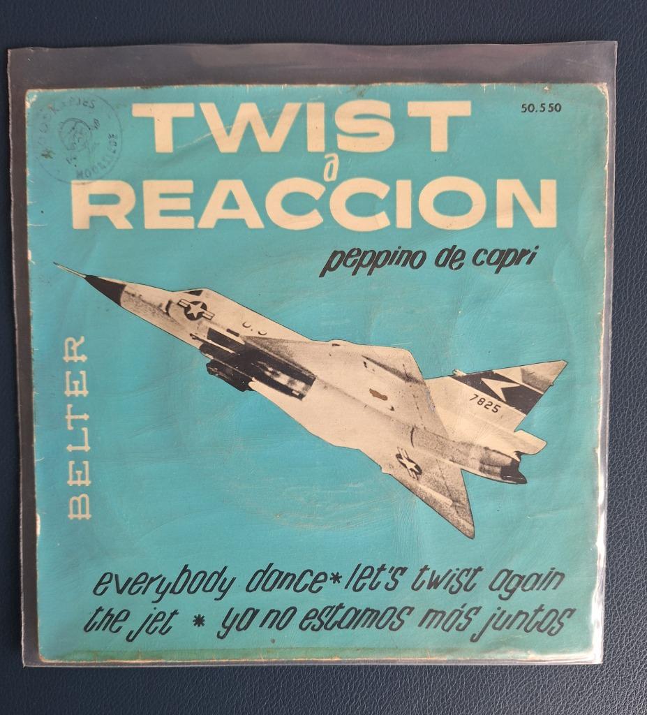 Peppino di Capri- Twist a reaccion, Gebruikt, 7 inch, Ophalen of Verzenden, Pop