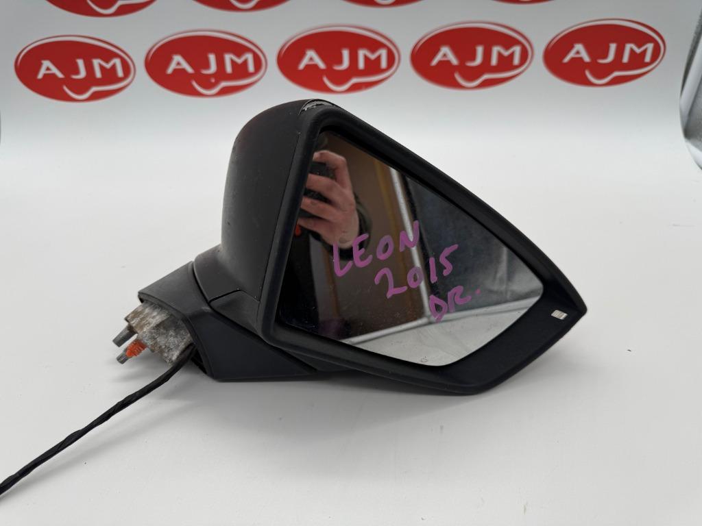 Rétroviseur droit électrique Seat Leon, Enlèvement, Utilisé, Seat