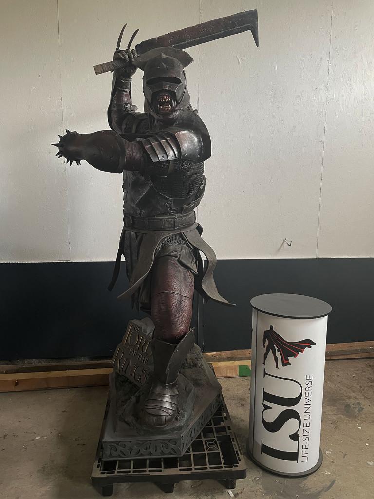 Le Seigneur des Anneaux Uruk-Hai Statue Taille Réelle Muckle, Collections, Lord of the Rings, Comme neuf, Statue ou Buste, Enlèvement ou Envoi