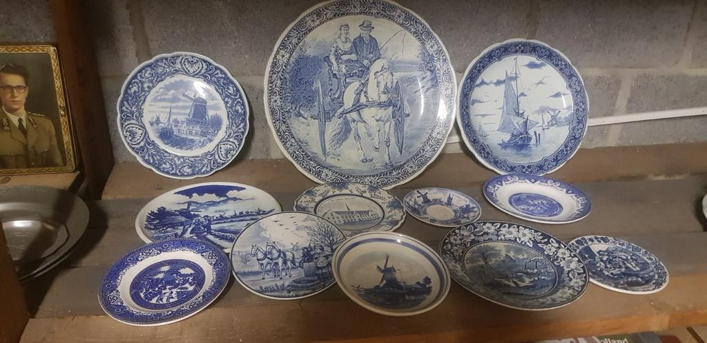 Collection d'assiettes de Delft, Antiquités & Art, Antiquités | Céramique & Poterie, Enlèvement