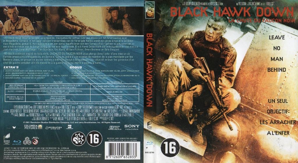 la chute du faucon noir (black hawk down) (blu-ray) neuf, CD & DVD, Blu-ray, Comme neuf, Autres genres, Enlèvement ou Envoi