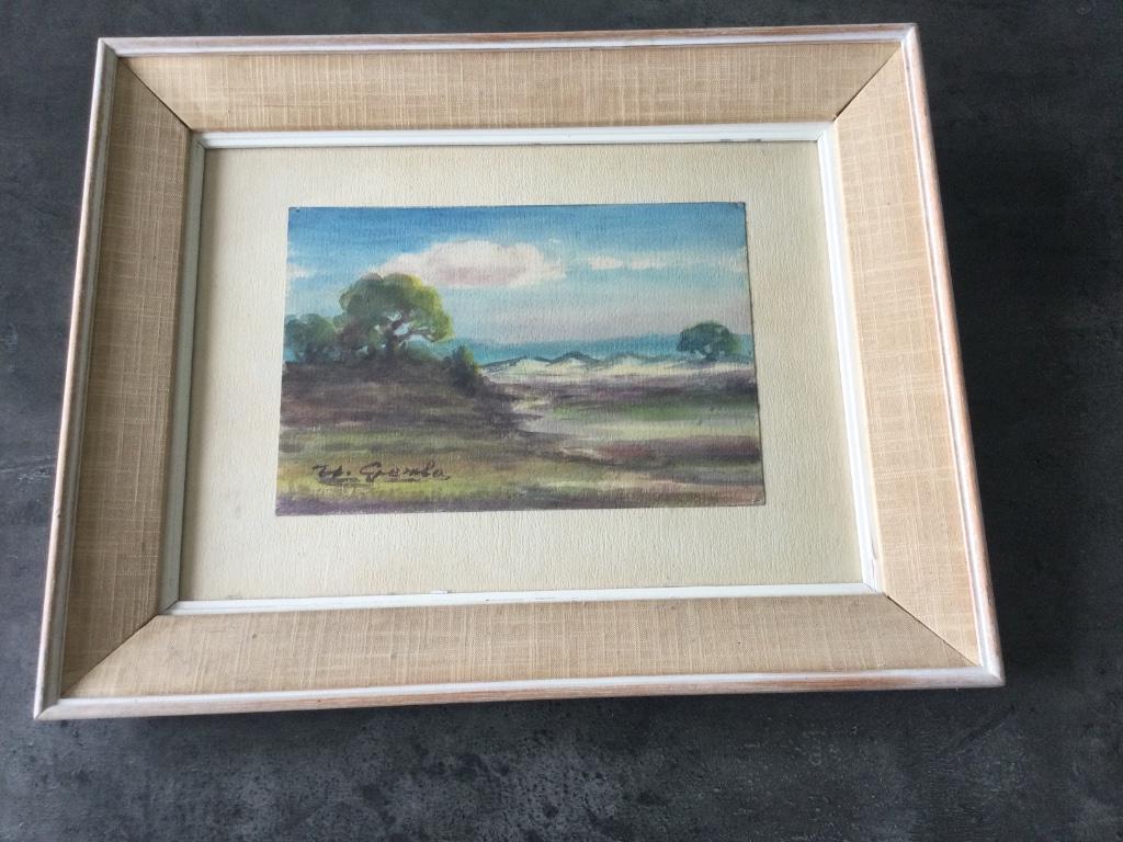 Urbain Gerlo Waasmunster 1897-1986 -landschap koopje  !!!!!, Antiek en Kunst, Ophalen of Verzenden