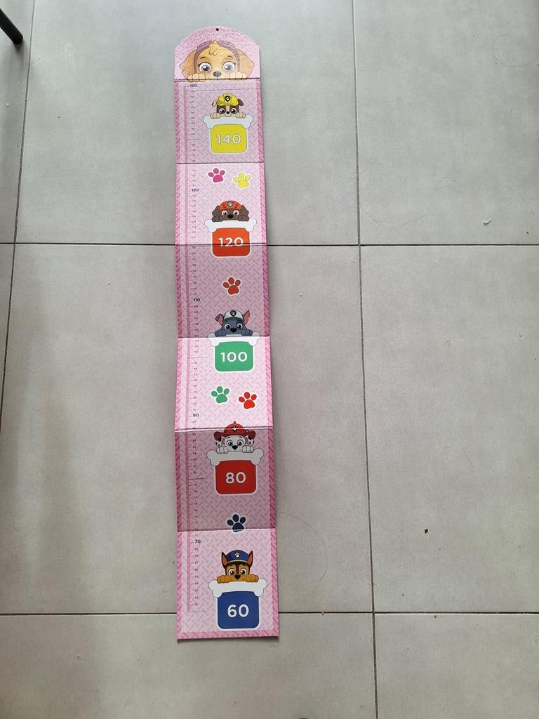 Paw Patrol Groeimeter, Kinderen en Baby's, Ophalen of Verzenden, Zo goed als nieuw, Overige typen