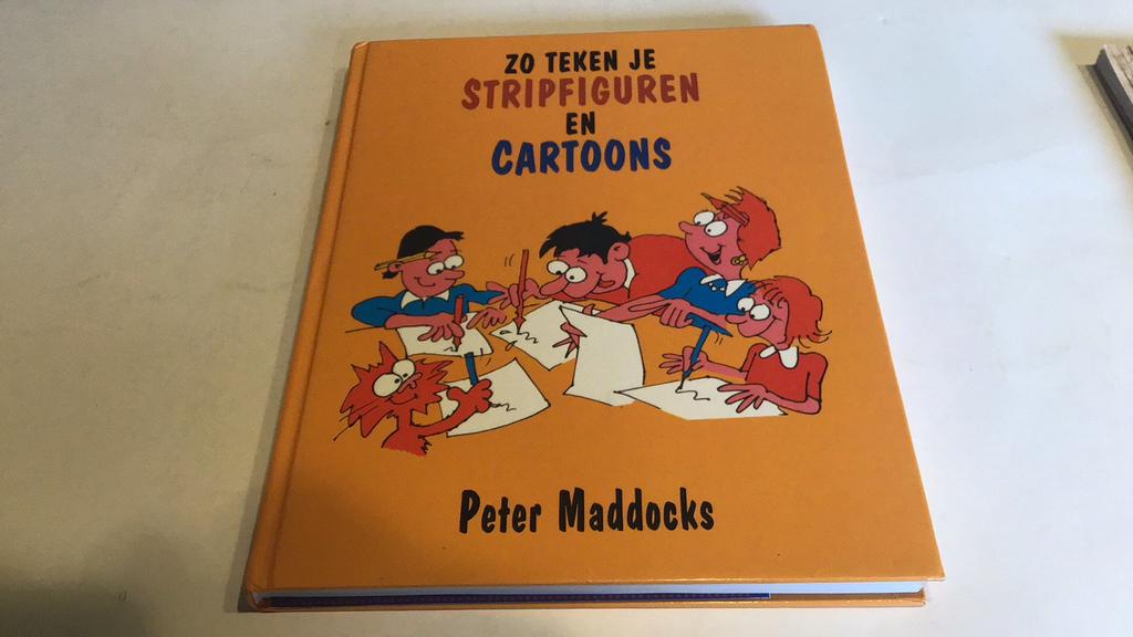 Maddocks - Zo teken je stripfiguren en cartoons(az), Boeken, Ophalen of Verzenden, Zo goed als nieuw, Maddocks