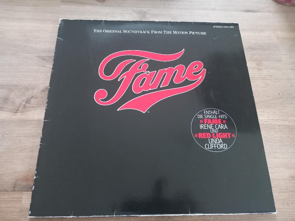 Vinyl LP Fame Soundtrack Filmmuziek Irene Cara Film Disco, Enlèvement ou Envoi, 12 pouces