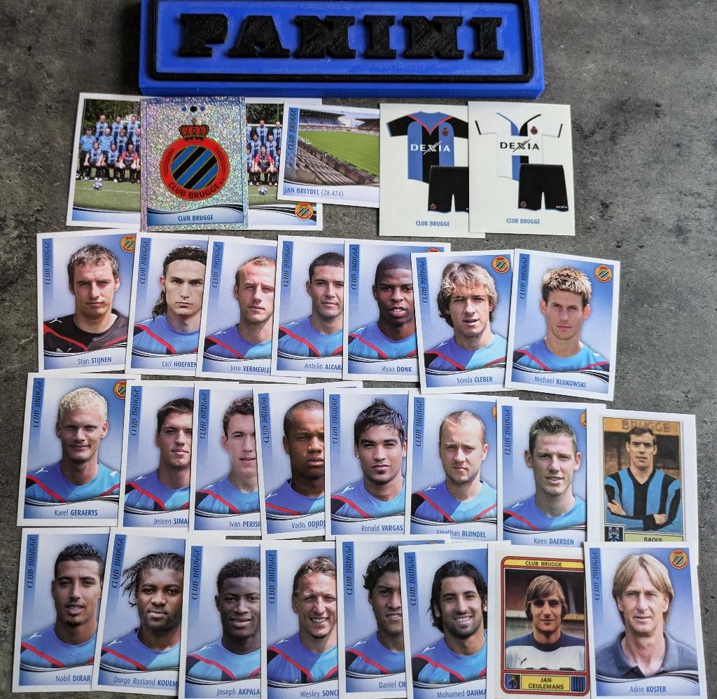 PANINI FOOTBALL 2010 29X STICKERS : CLUB BRUGGE voetbal, Verzenden, Nieuw, Sticker