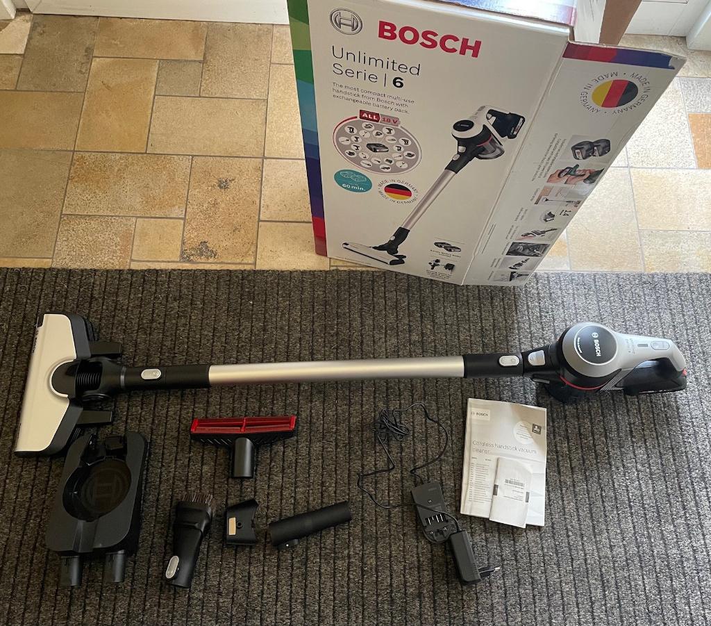 Aspirateur sans sac sans fil Bosch - comme neuf, Electroménager, Enlèvement, Comme neuf, Réservoir