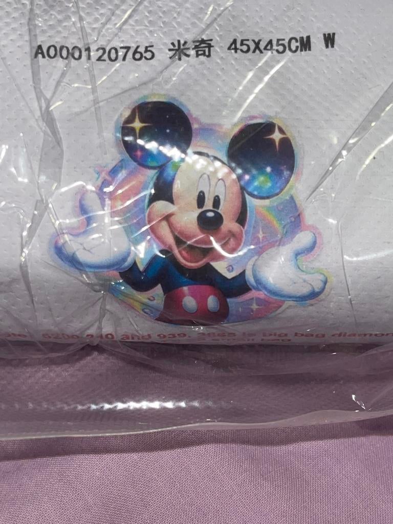 Peinture au diamant Mickey 45 x 45 pierres carrées, Enlèvement ou Envoi, Neuf, Bricolage