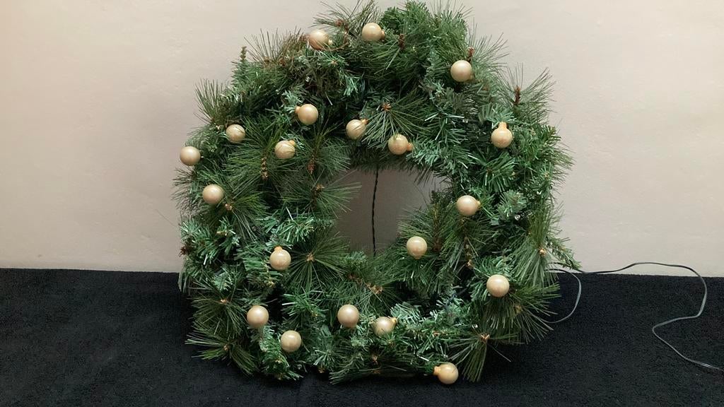 Kerstkrans met lichtjes -Van Gastel, Ophalen, Nieuw