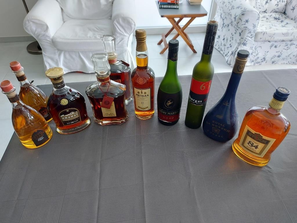 Mix lot drank, Verzamelen, Wijnen, Zo goed als nieuw, Overige typen, Overige gebieden, Vol, Ophalen