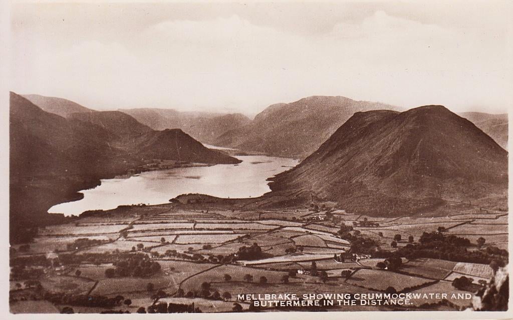 1922 - ANGLETERRE - Buttermere : Mellbrake, Envoi, 1920 à 1940, Non affranchie, Angleterre